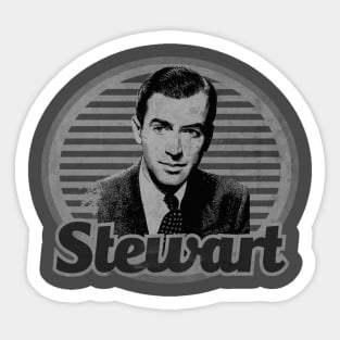 Vintage Classic Stewart Sticker